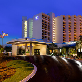 Front drive and entrance