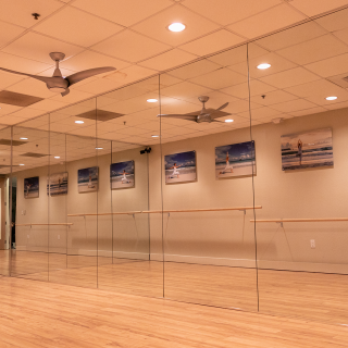 People enjoying fitness and spa treatments at Serenity by the sea Spa and 