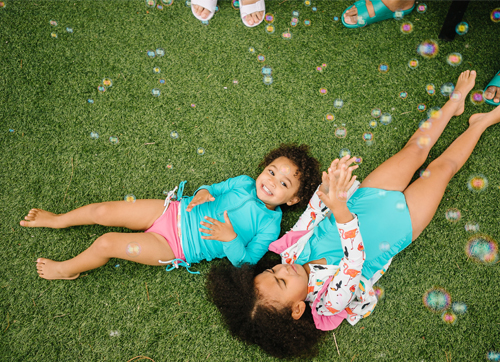 kids laughing