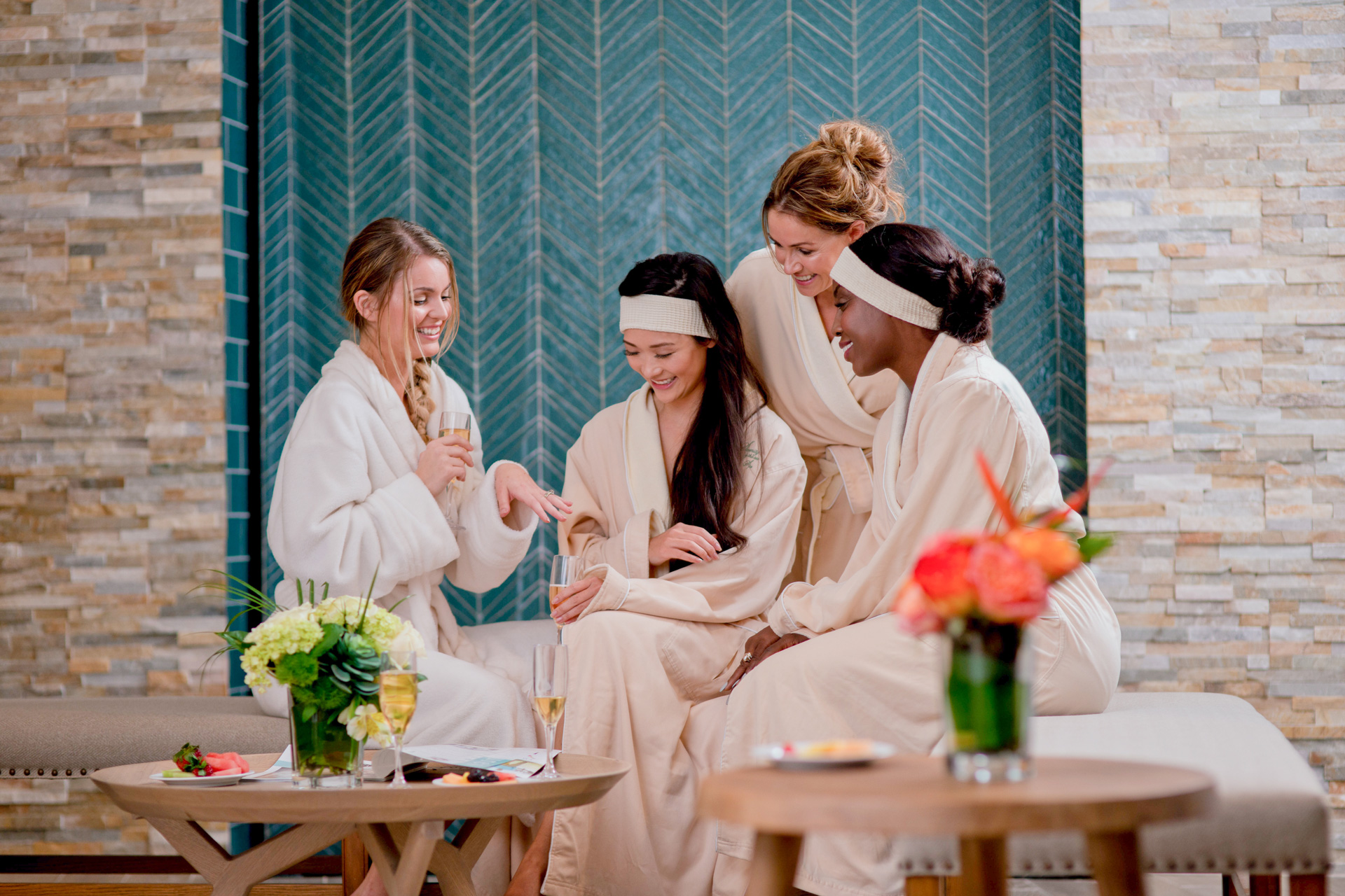 Women at Serenity at the sea spa