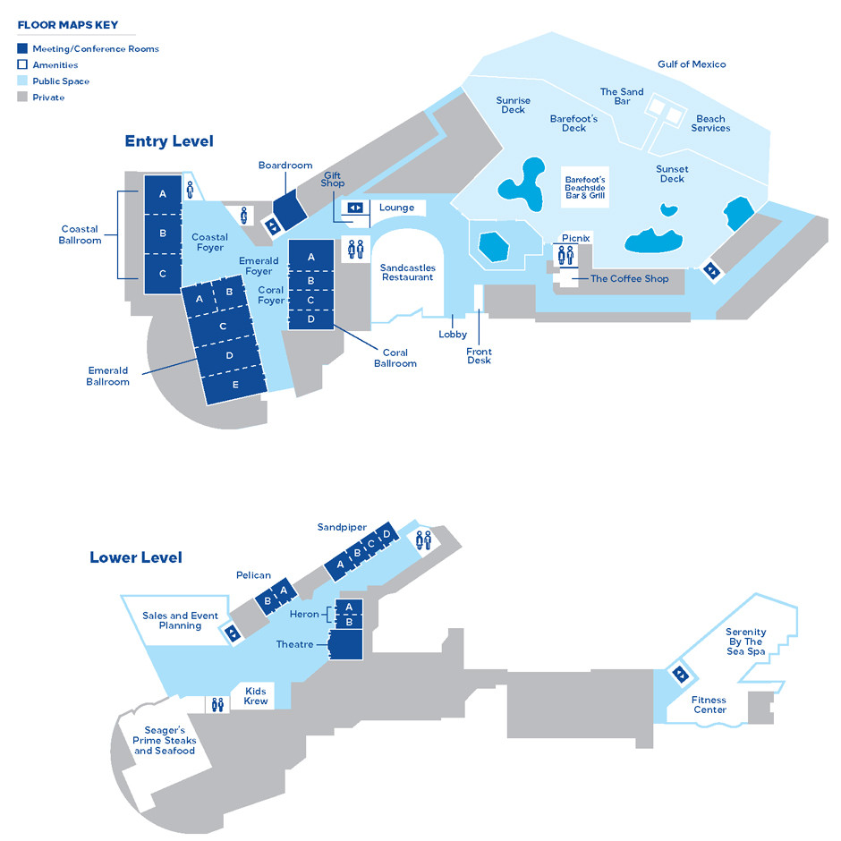 Florida Venue Floor Plans Hilton Sandestin Beach Resort