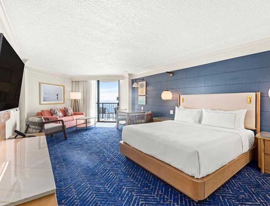 /Coastal Guest room at a Destin hotel