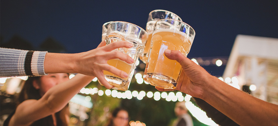 toast with beer