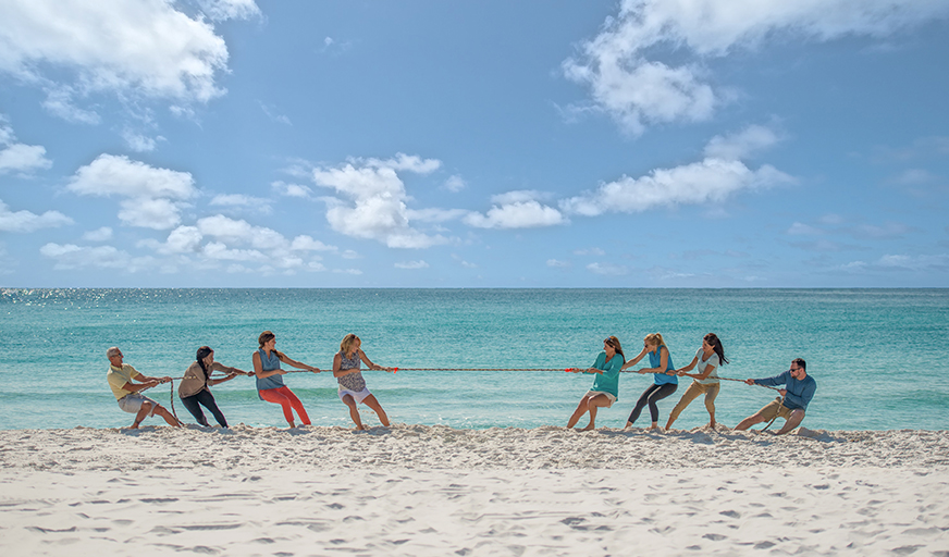 beach group activities