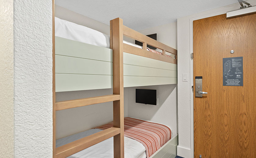 bunkbeds in a resort room