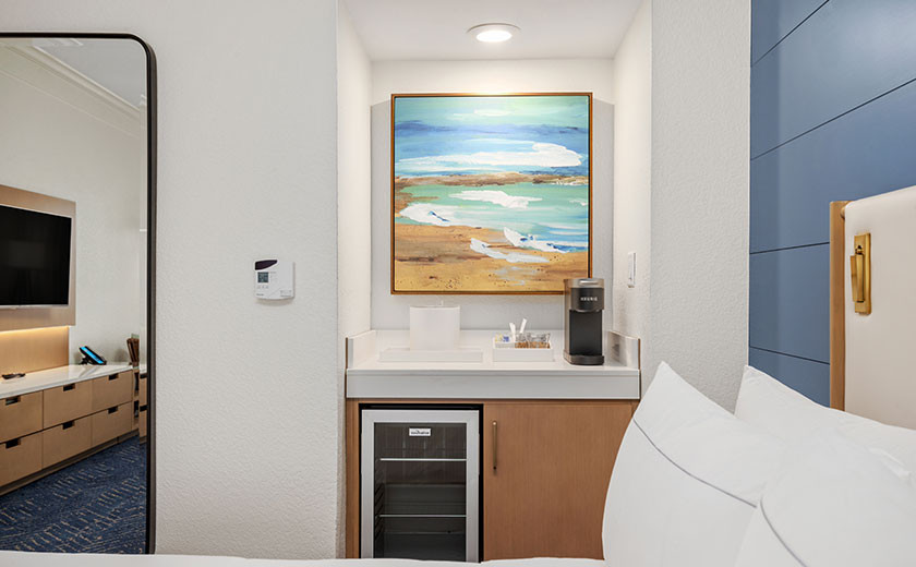 Fridge in Guest Rooms