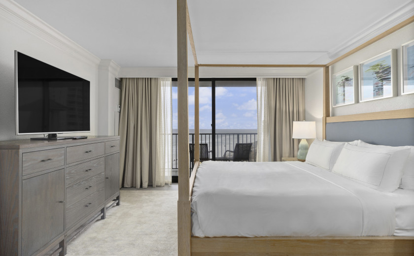 Hotel room on the beach