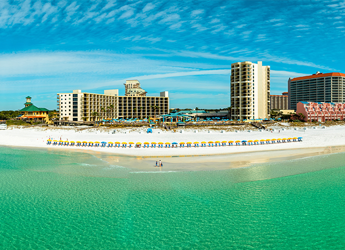 Aerial Gulfview of Hilton Sandestin Beach
